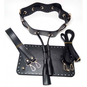 Çanta Aksesuar Siyah  Renk Torba Çanta Seti