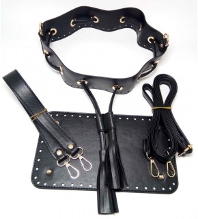 Çanta Aksesuar Siyah  Renk Torba Çanta Seti