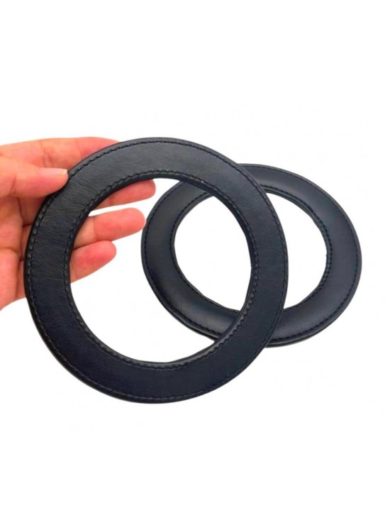 Çanta Aksesuar Siyah Renk Yuvarlak 13.5 cm Suni Deri Çanta Sapı Çanta Aksesuar Siyah Renk Yuvarlak 13.5 cm Suni Deri Çanta Sapı