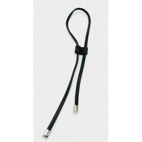 Çanta Aksesuar Siyah Suni Deri Dikişli Büzgü Gümüş Metalli