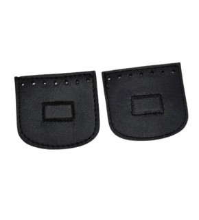 Çanta Aksesuar Siyah Suni Derili Tek Dikim Gizli Mıknatıs(Dikdörtgen Mıknatıslı)