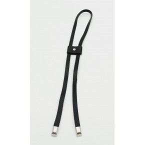 Çanta Aksesuar Siyah Tek Kat Suni Deri Büzgü Gümüş Metalli