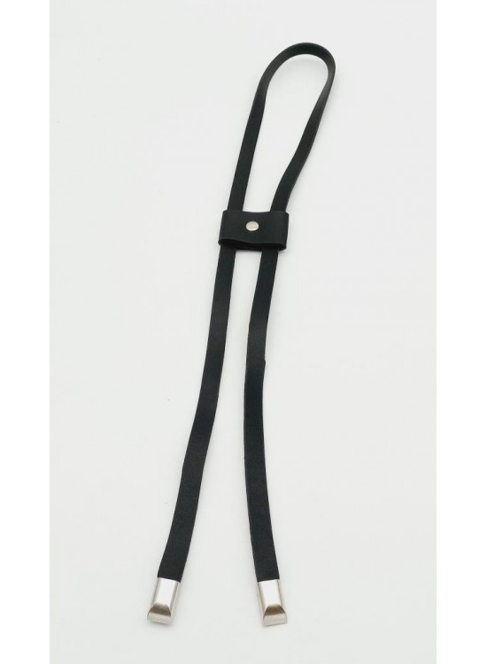 Çanta Aksesuar Siyah Tek Kat Suni Deri Büzgü Gümüş Metalli