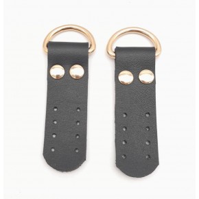 Çanta Aksesuar Siyah Tek Kat Suni Deri Sapucu Böce Light Gold Metalli