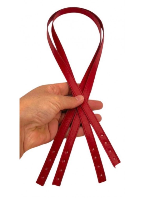 Çanta Aksesuar Slim Model 70x1.2 cm Suni Deri Kırmızı Renk Çift Çanta Sapı Çanta Aksesuar Slim Model 70x1.2 cm Suni Deri Kırmızı Renk Çift Çanta Sapı