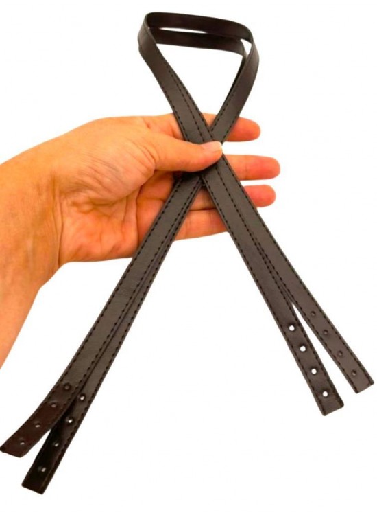 Çanta Aksesuar Slim Model 70x1.2 cm Suni Deri Koyu Kahve Renk Çift Çanta Sapı Çanta Aksesuar Slim Model 70x1.2 cm Suni Deri Koyu Kahve Renk Çift Çanta Sapı