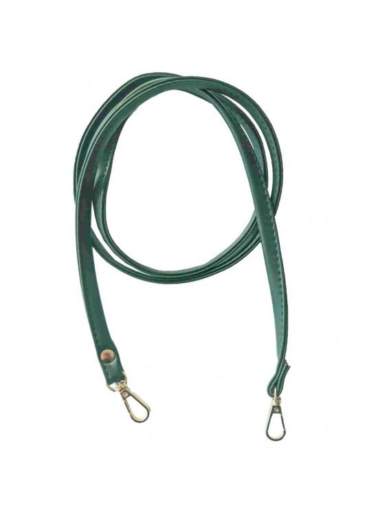 Çanta Aksesuar Spagetti Model Çanta Sapı Haki Yeşili Renk Gold