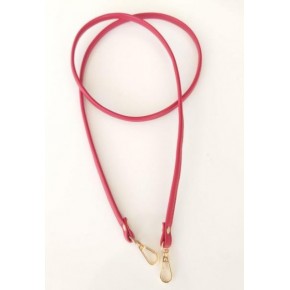 Çanta Aksesuar Spagetti Model Çanta Sapı Kırmızı Renk Light Gold Metal