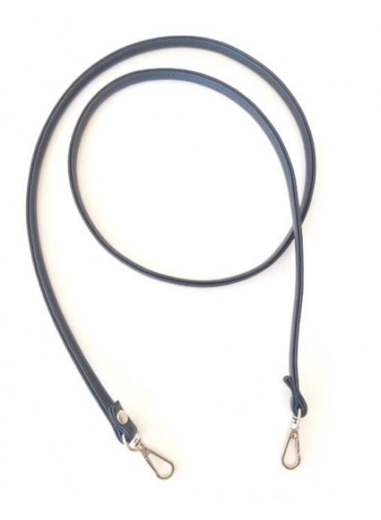 Çanta Aksesuar Spagetti Model Çanta Sapı Lacivert Renk Gümüş Metal