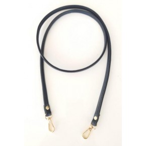 Çanta Aksesuar Spagetti Model Çanta Sapı Lacivert Renk Light Gold Metal