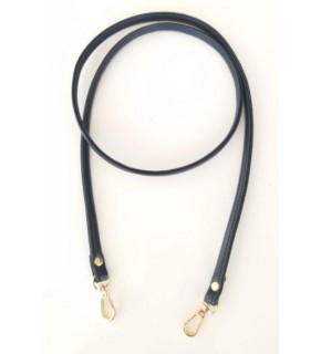 Çanta Aksesuar Spagetti Model Çanta Sapı Lacivert Renk Light Gold Metal