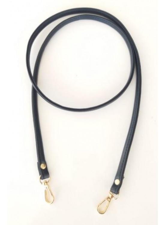 Çanta Aksesuar Spagetti Model Çanta Sapı Lacivert Renk Light Gold Metal