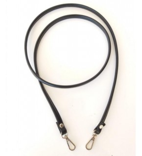 Çanta Aksesuar Spagetti Model Çanta Sapı Siyah Renk Gümüş Metal