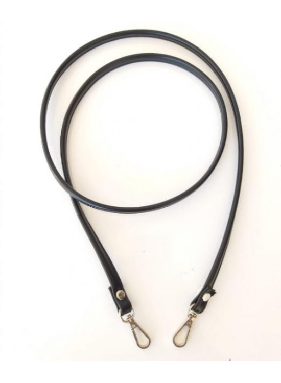 Çanta Aksesuar Spagetti Model Çanta Sapı Siyah Renk Gümüş Metal