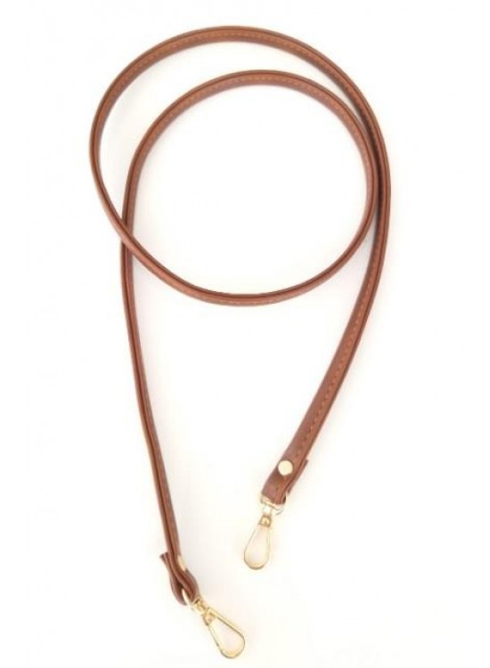 Çanta Aksesuar Spagetti Model Çanta Sapı Taba Renk Light Gold Metal