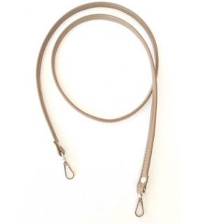 Çanta Aksesuar Spagetti Model Çanta Sapı Vizon Renk Gümüş Metal