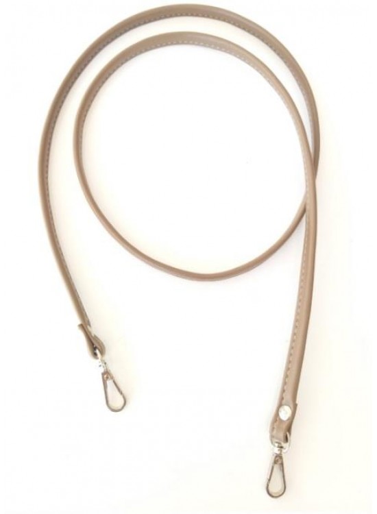 Çanta Aksesuar Spagetti Model Çanta Sapı Vizon Renk Gümüş Metal