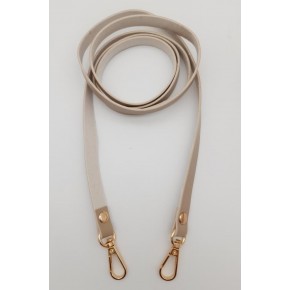 Çanta Aksesuar Spagetti Model Dikişsiz Çanta Sapı Bej Renk Light Gold Metal