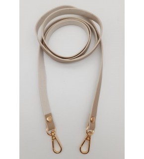 Çanta Aksesuar Spagetti Model Dikişsiz Çanta Sapı Bej Renk Light Gold Metal