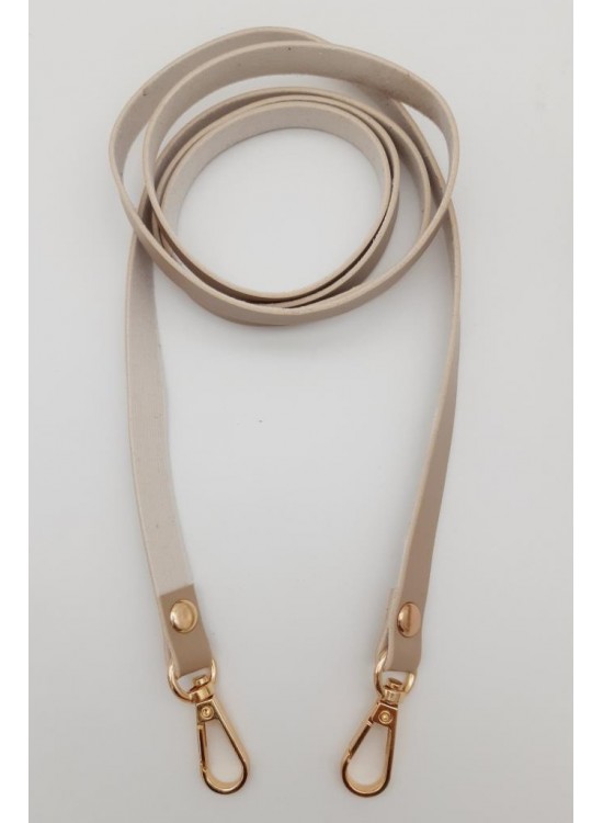 Çanta Aksesuar Spagetti Model Dikişsiz Çanta Sapı Bej Renk Light Gold Metal Çanta Aksesuar Spagetti Model Dikişsiz Çanta Sapı Bej Renk Light Gold Metal
