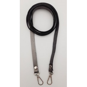 Çanta Aksesuar Spagetti Model Dikişsiz Çanta Sapı Gri Renk Gümüş Metal