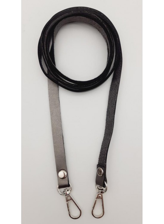 Çanta Aksesuar Spagetti Model Dikişsiz Çanta Sapı Gri Renk Gümüş Metal