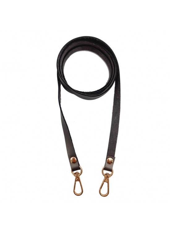 Çanta Aksesuar Spagetti Model Dikişsiz Çanta Sapı Gri Renk Light Gold Metal