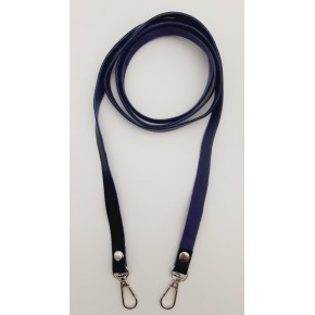 Çanta Aksesuar Spagetti Model Dikişsiz Çanta Sapı Lacivert Renk Gümüş Metal