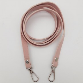 Çanta Aksesuar Spagetti Model Dikişsiz Çanta Sapı Pudra Renk Gümüş Metal