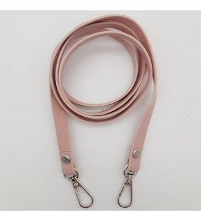 Çanta Aksesuar Spagetti Model Dikişsiz Çanta Sapı Pudra Renk Gümüş Metal