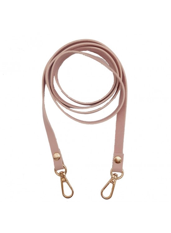 Çanta Aksesuar Spagetti Model Dikişsiz Çanta Sapı Pudra Renk Light Gold Metal