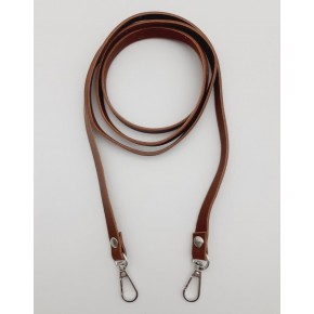 Çanta Aksesuar Spagetti Model Dikişsiz Çanta Sapı Taba Renk Gümüş Metal