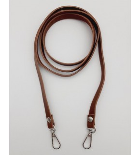 Çanta Aksesuar Spagetti Model Dikişsiz Çanta Sapı Taba Renk Gümüş Metal