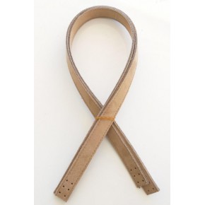 Çanta Aksesuar Süet Suni Deri Bej Çift Sap 70X2 Cm