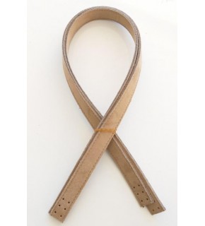 Çanta Aksesuar Süet Suni Deri Bej Çift Sap 70X2 Cm