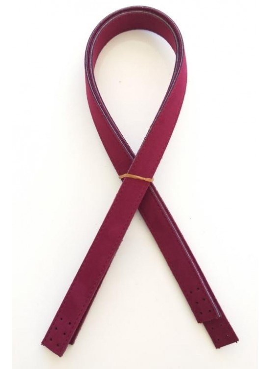 Çanta Aksesuar Süet Suni Deri Bordo Çift Sap 70X2 Cm Çanta Aksesuar Süet Suni Deri Bordo Çift Sap 70X2 Cm
