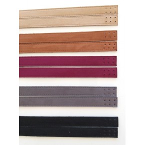 Çanta Aksesuar Süet Suni Deri Gri Çift Sap 80X2 Cm