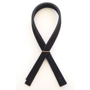 Çanta Aksesuar Süet Suni Deri Siyah Çift Sap 80X2 Cm