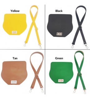 Çanta Aksesuar Suni Deri 21x19 cm Kapaklı ve Ayarlı Saplı Çanta Seti Renk Seçenekli