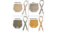 Çanta Aksesuar Suni Deri 21x19 cm Kapaklı ve Ayarlı Saplı Çanta Seti Renk Seçenekli
