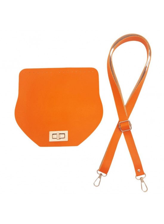 Çanta Aksesuar Suni Deri 21x19 cm Kapaklı ve Ayarlı Saplı Çanta Seti Turuncu Renk Gümüş Metalli Çanta Aksesuar Suni Deri 21x19 cm Kapaklı ve Ayarlı Saplı Çanta Seti Turuncu Renk Gümüş Metalli