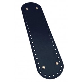 Çanta Aksesuar Suni Deri 37x10 cm Oval Çanta Taban Lacivert Renk Light Gold Aparatlı