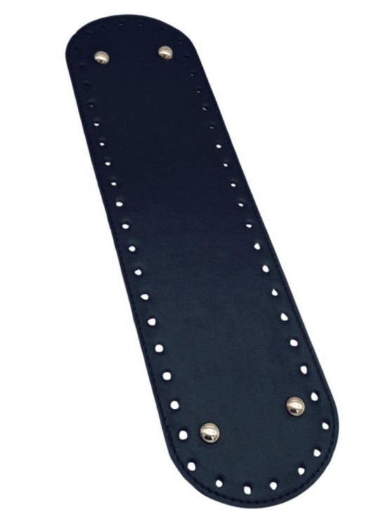 Çanta Aksesuar Suni Deri 37x10 cm Oval Çanta Taban Lacivert Renk Light Gold Aparatlı