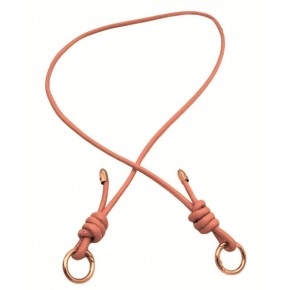 Çanta Aksesuar Suni Deri 5 mm Düğüm Model Tek Çanta Sapı 85 Cm (Pudra Renk)