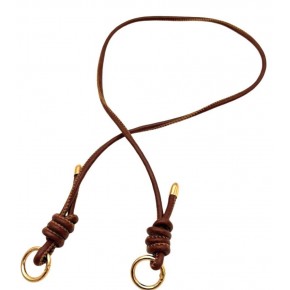 Çanta Aksesuar Suni Deri 5 mm Düğüm Model Tek Çanta Sapı 85 Cm (Taba Renk)