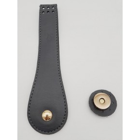 Çanta Aksesuar Suni Deri Armut İstiridye Model Kapak Gri Light Gold Metalli