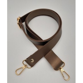 Çanta Aksesuar Suni Deri Ayarlı Çanta Sapı 120X2.4 Cm Bakır Light Gold Metal