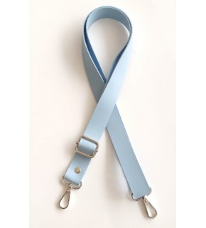 Çanta Aksesuar Suni Deri Ayarlı Çanta Sapı 120X2.4 Cm Bebe Mavi