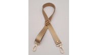 Çanta Aksesuar Suni Deri Ayarlı Çanta Sapı 120X2.4 Cm Gold Renk Gold Metal
