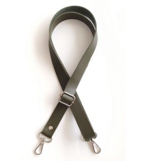 Çanta Aksesuar Suni Deri Ayarlı Çanta Sapı 120X2.4 Cm Haki